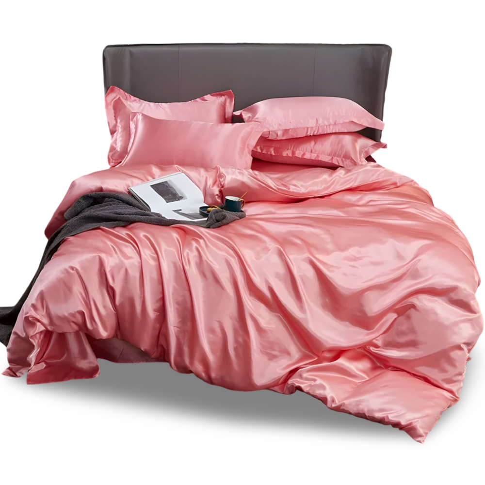 SoftiRay - Bettwäsche Set einfarbig aus Rayon-Satin