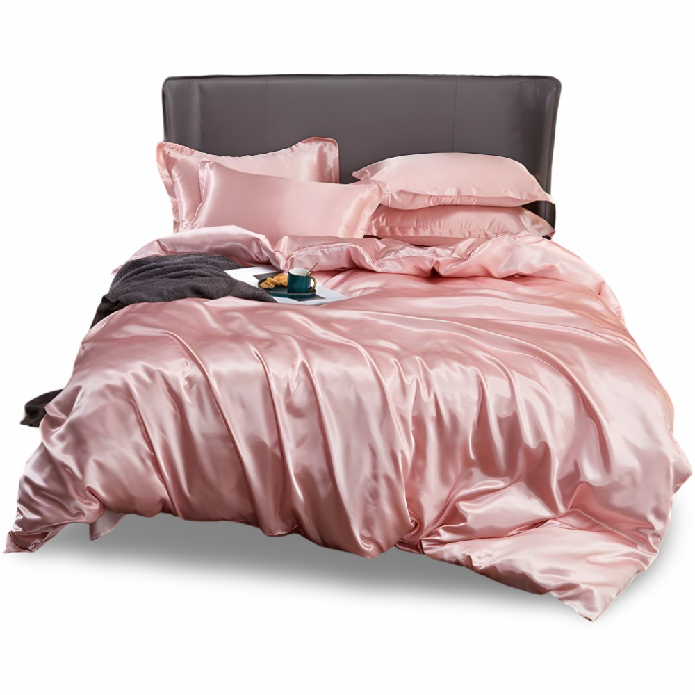 SoftiRay - Bettwäsche Set einfarbig aus Rayon-Satin
