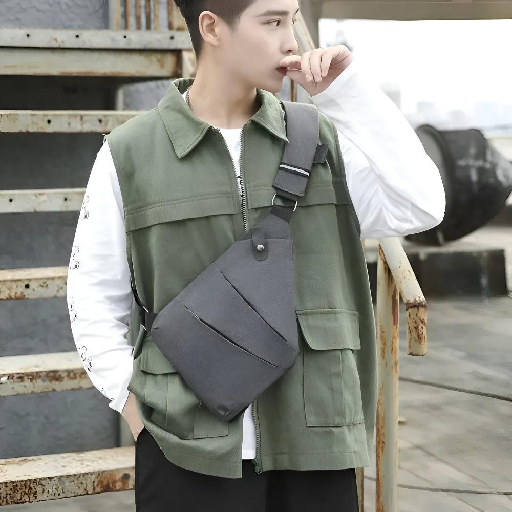 StealthGuard - Anti-Diebstahl Sling Bag Reisetasche Herren