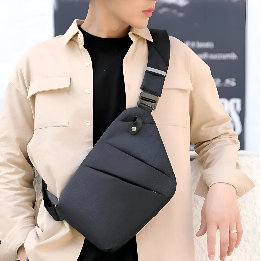 StealthGuard - Anti-Diebstahl Sling Bag Reisetasche Herren
