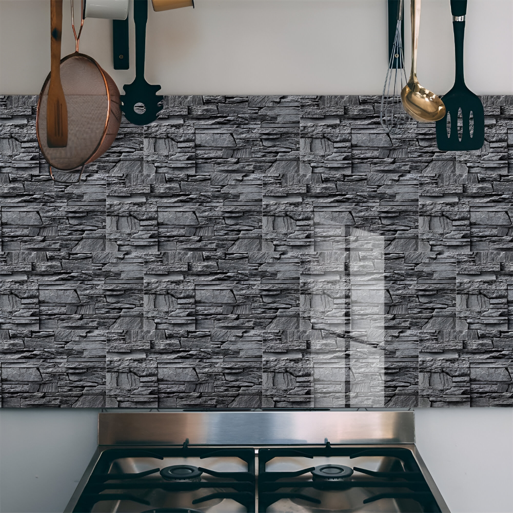 StickTile Wandpaneele - 7/14/21 Stück Selbstklebende, Wasserfeste Marmorfliesen Wanddekoration