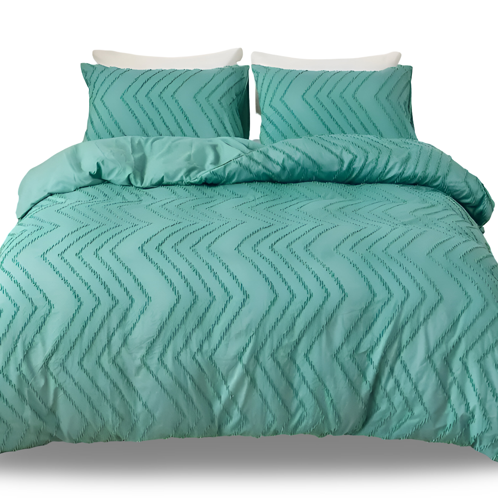 Sommer gestreifte Leinen Bettdecke - Seidig weich & waschbar für kühlen Komfort