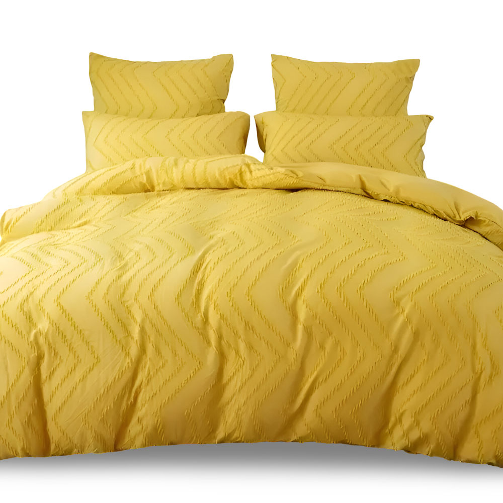 Sommer gestreifte Leinen Bettdecke - Seidig weich & waschbar für kühlen Komfort