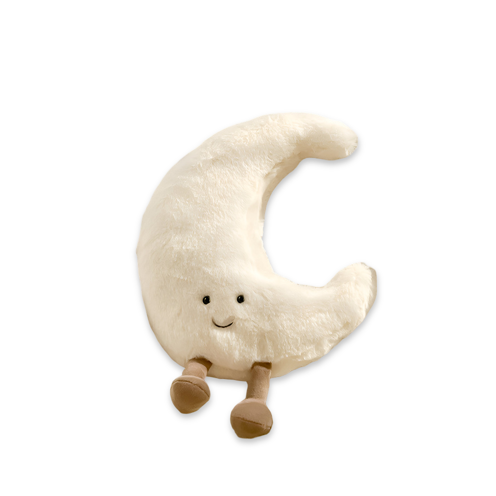 Himmlische Träume: Sonnen- und Mond-Dekokissen