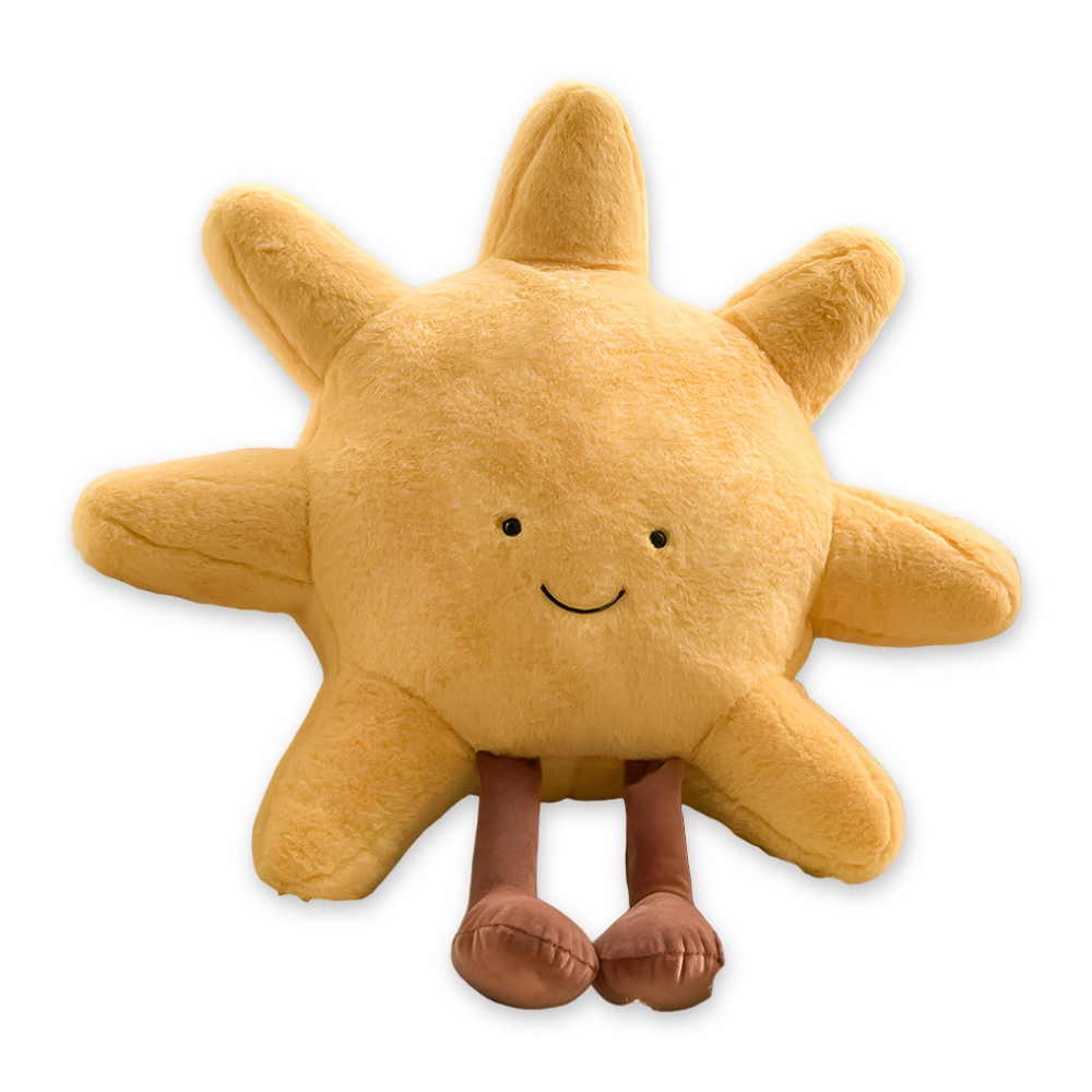 Himmlische Träume: Sonnen- und Mond-Dekokissen