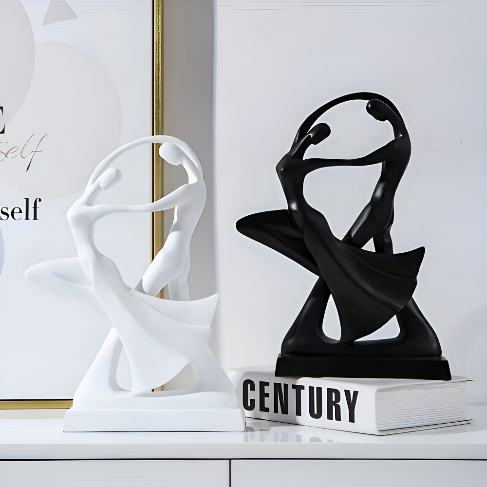 SwayDuo - Ornament -Tanzende Harzskulptur abstrakt modern