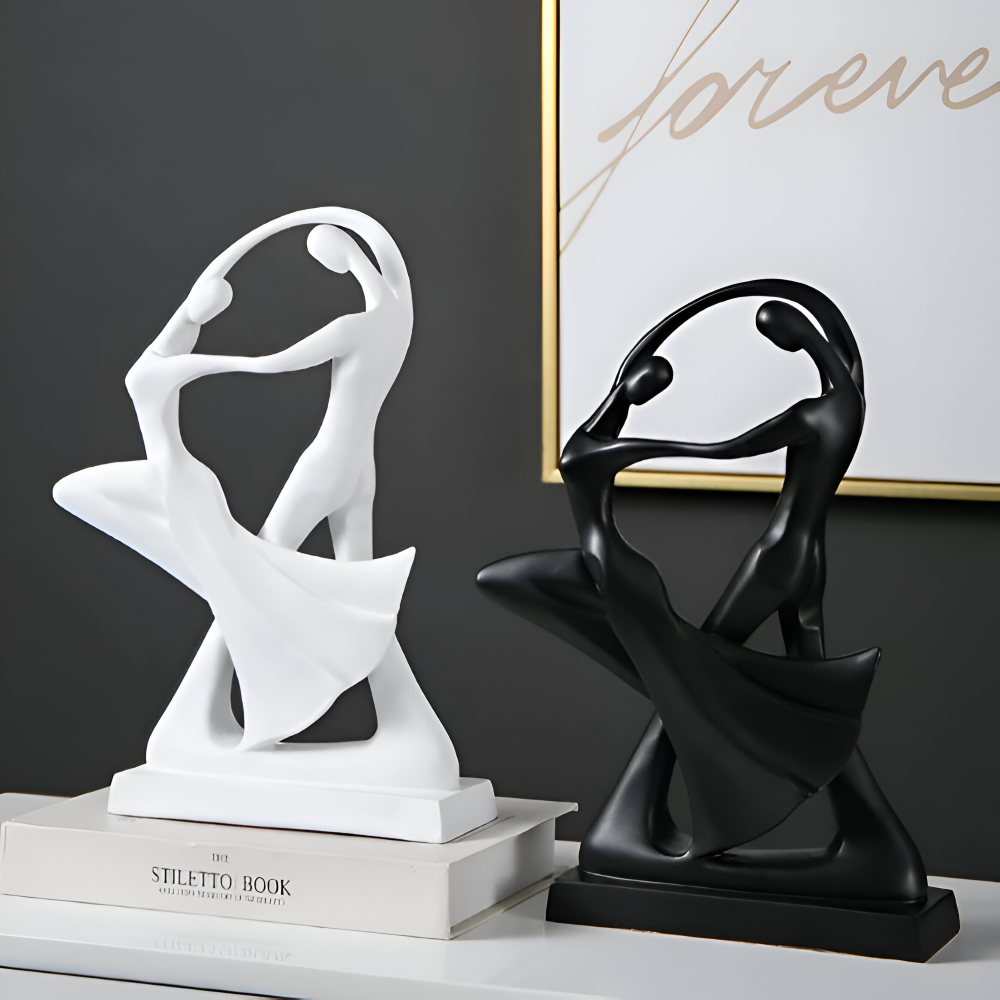 SwayDuo - Ornament -Tanzende Harzskulptur abstrakt modern