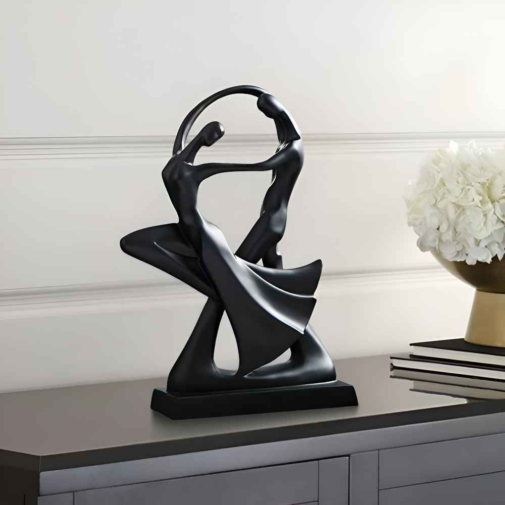 SwayDuo - Ornament -Tanzende Harzskulptur abstrakt modern