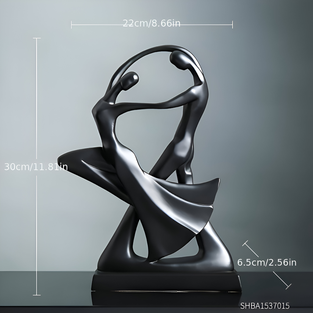 SwayDuo - Ornament -Tanzende Harzskulptur abstrakt modern
