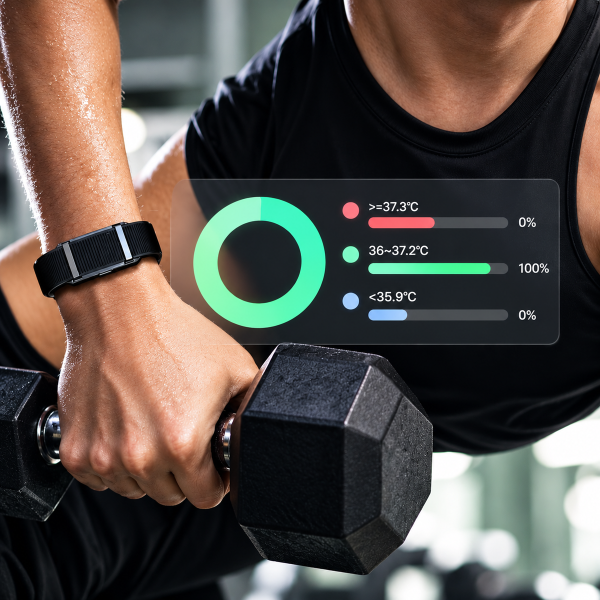 CardioLoop - Y25 Bildschirmloses Fitness-Tracker-Armband
