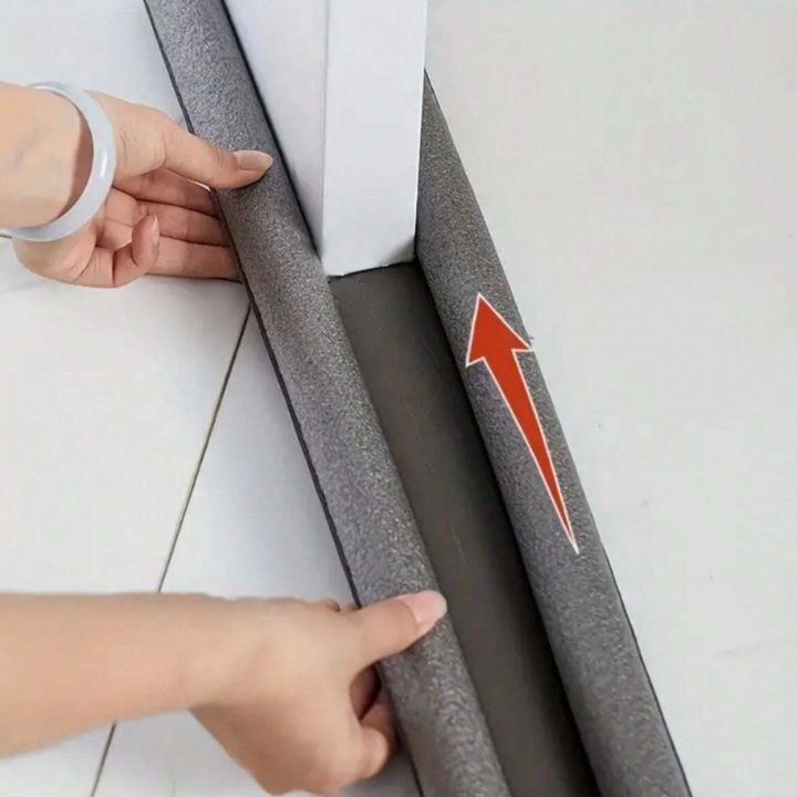 GapGuard - Türzugluftstopper mit Schaumstoff und Stoffbezug