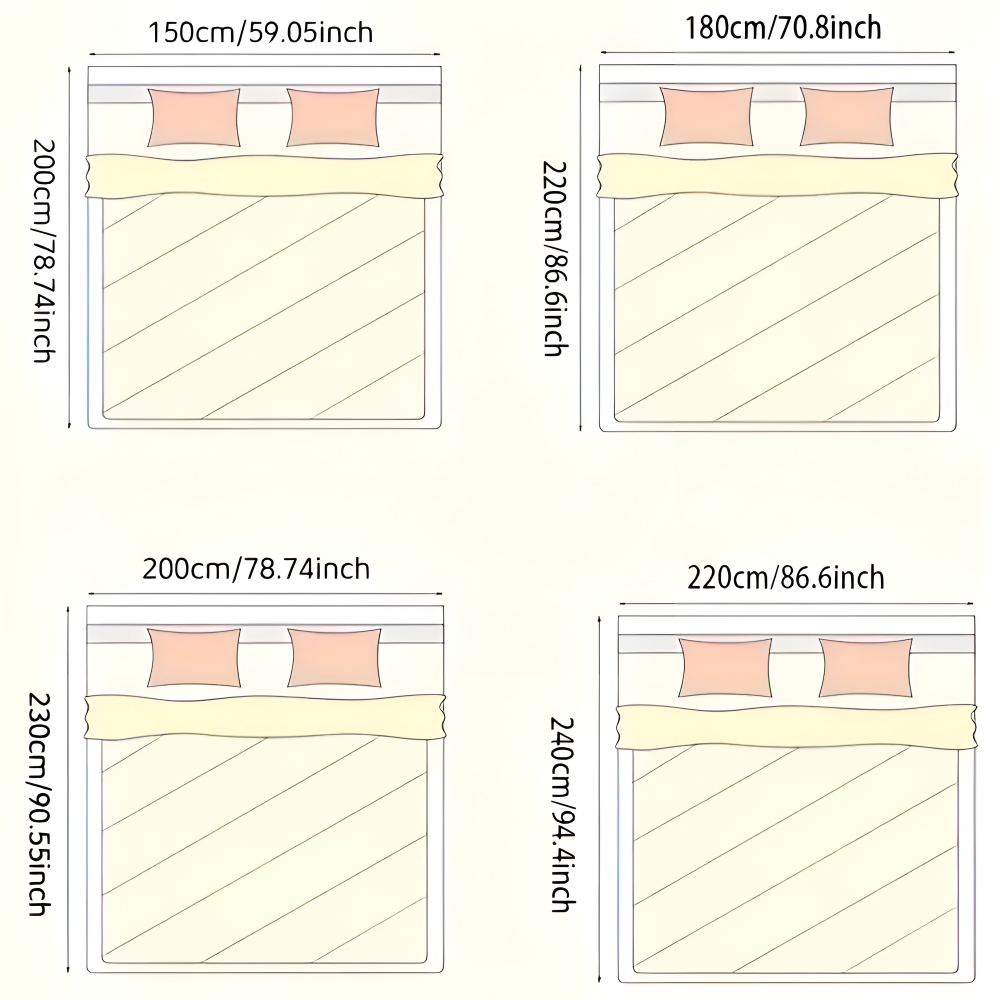 Ultra Fluff Bettdecke - Maschinenwaschbar Doppelseitige Plüschbettdecke für alle Jahreszeiten - Stylische Fleece Bettdecke