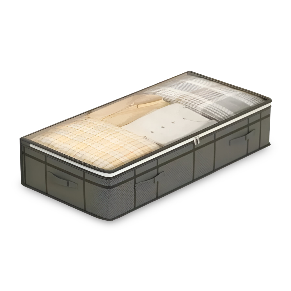 Unterbett-Aufbewahrungsbox - Transparentdeckel 100x50x18 cm
