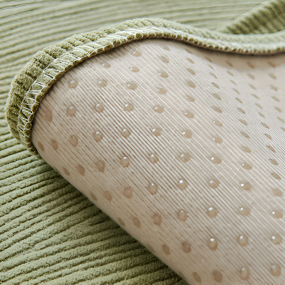 UniQuilted Sofabezug - High Density Chenille Baumwoll Couchbezug mit Rutschfester Silikonrückseite