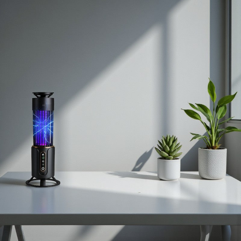 Mückenlampe mit wiederaufladbarer Batterie und Mehrfach Modi