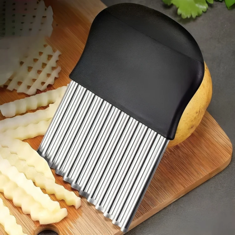 WaveSlice - Edelstahl-Wellenschneider für Gemüse