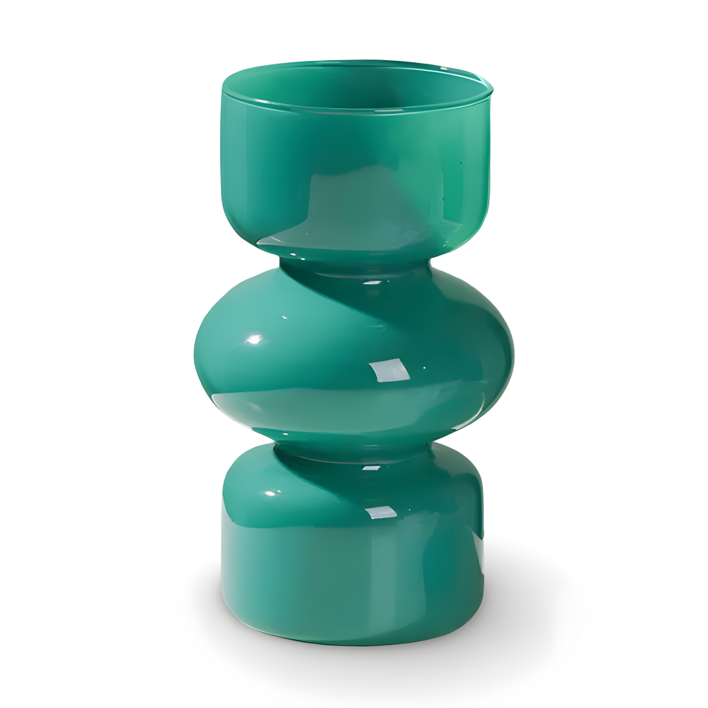 Vielseitige Nordic Glasvasen in verschiedenen Farben für stilvolle Dekoration