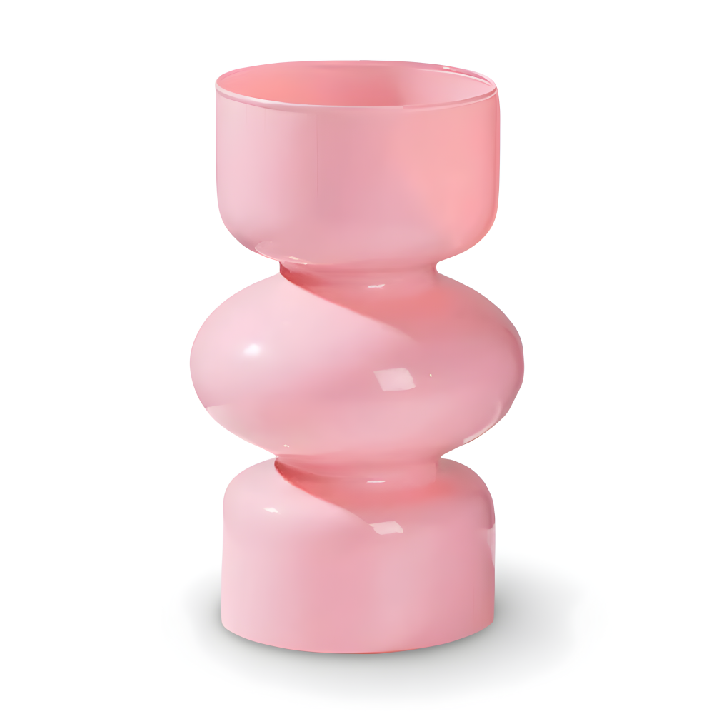 Vielseitige Nordic Glasvasen in verschiedenen Farben für stilvolle Dekoration