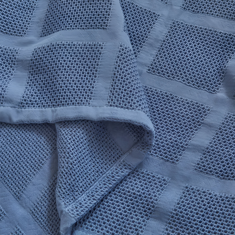 WaffleCloud - Plaid -Wohndecke Baumwollfleece hypoallergen,