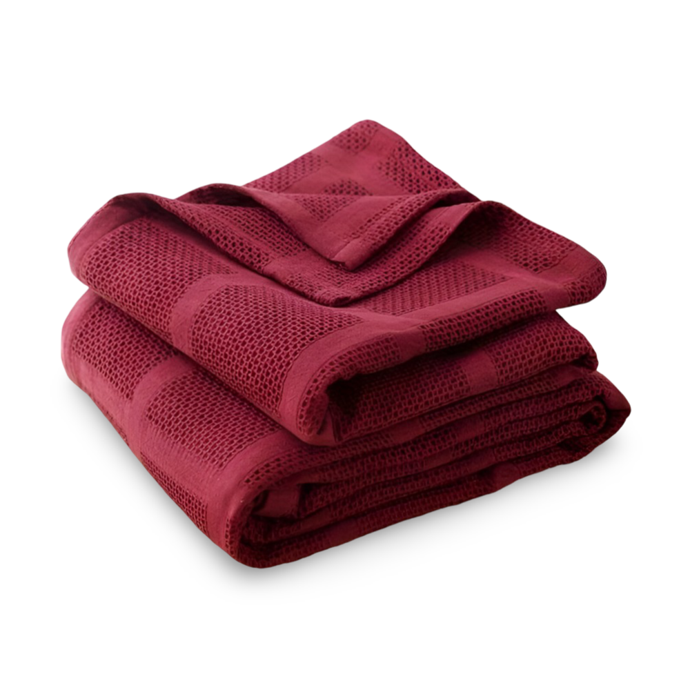 WaffleCloud - Plaid -Wohndecke Baumwollfleece hypoallergen,