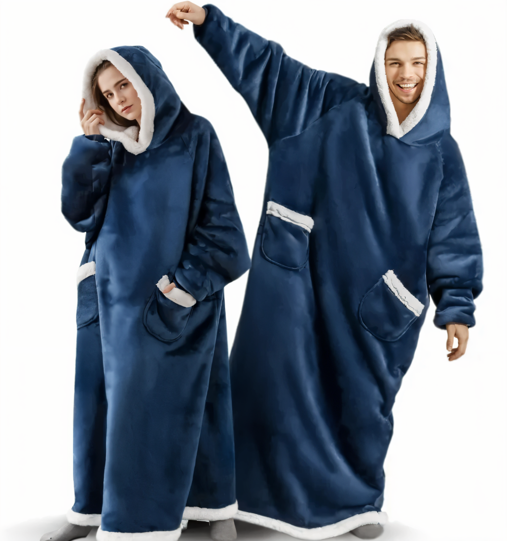 WarmWrap - Hoodie Blanket Kapuzendecke Oversize mit Tasche
