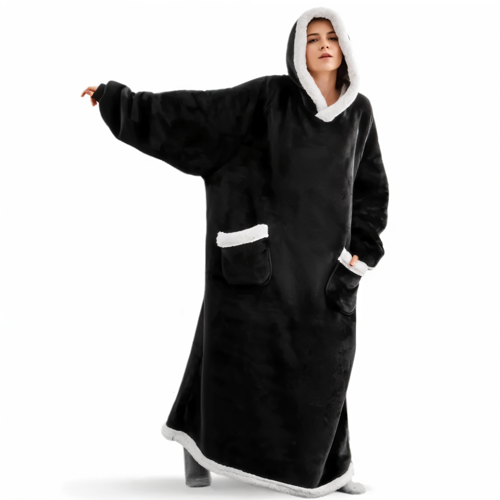 WarmWrap - Hoodie Blanket Kapuzendecke Oversize mit Tasche