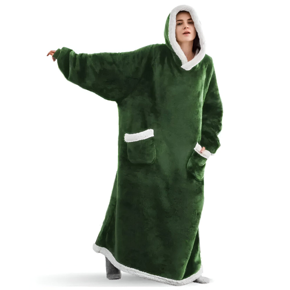 WarmWrap - Hoodie Blanket Kapuzendecke Oversize mit Tasche
