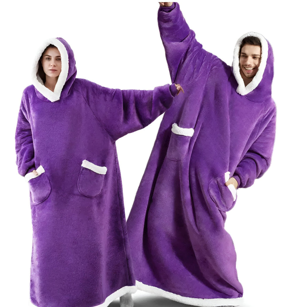 WarmWrap - Hoodie Blanket Kapuzendecke Oversize mit Tasche