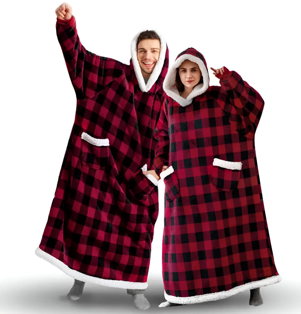 WarmWrap - Hoodie Blanket Kapuzendecke Oversize mit Tasche