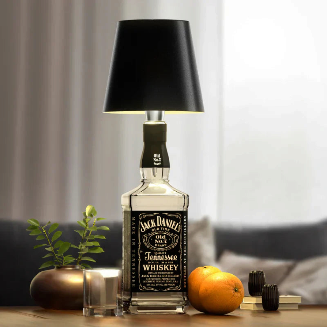 FlaschenLicht - Kabellose Flaschenlampe mit LED-Beleuchtung und Touch-Steuerung