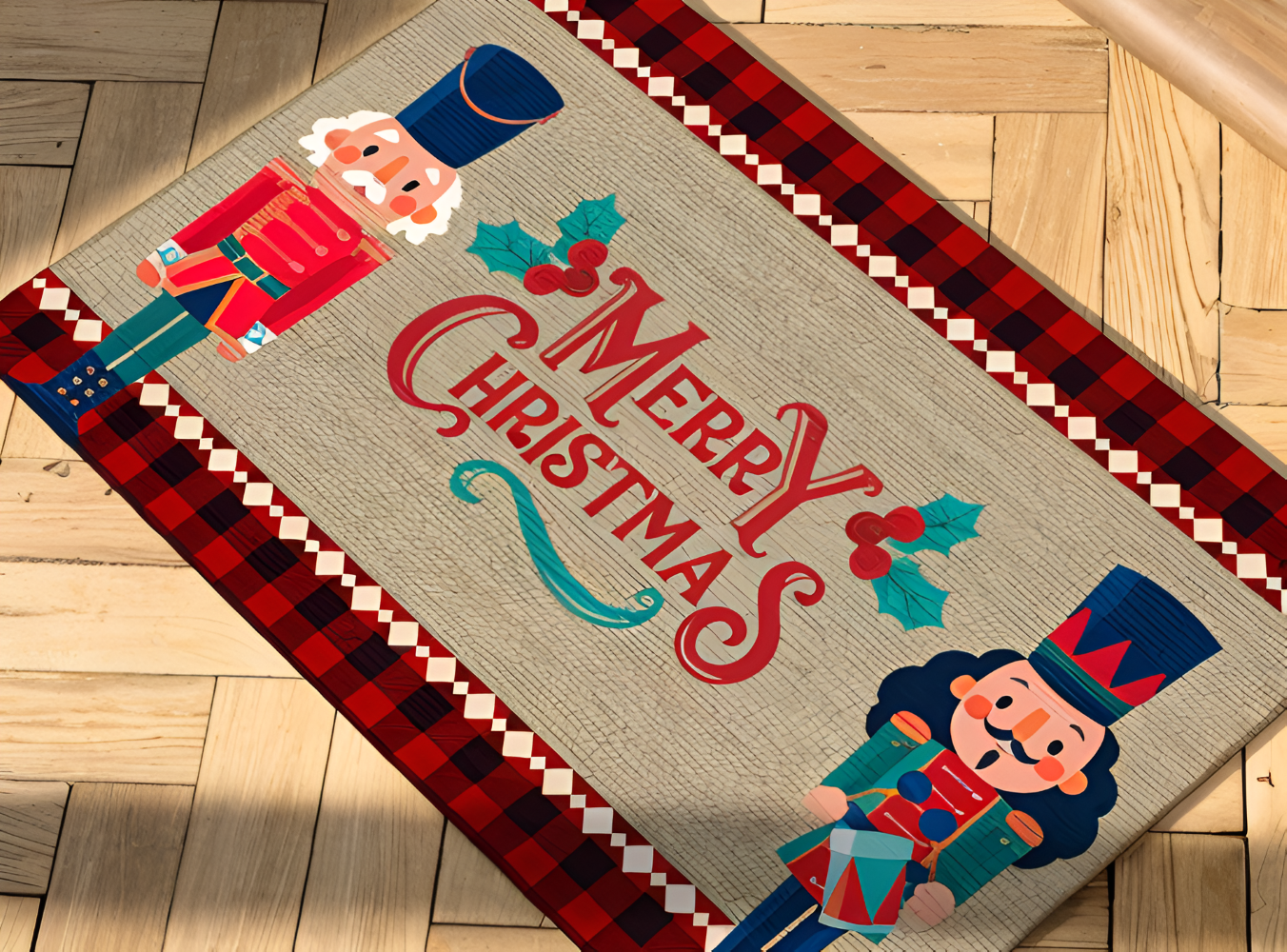XMerry - Türmatte - Türmatte Weihnachten Nussknacker