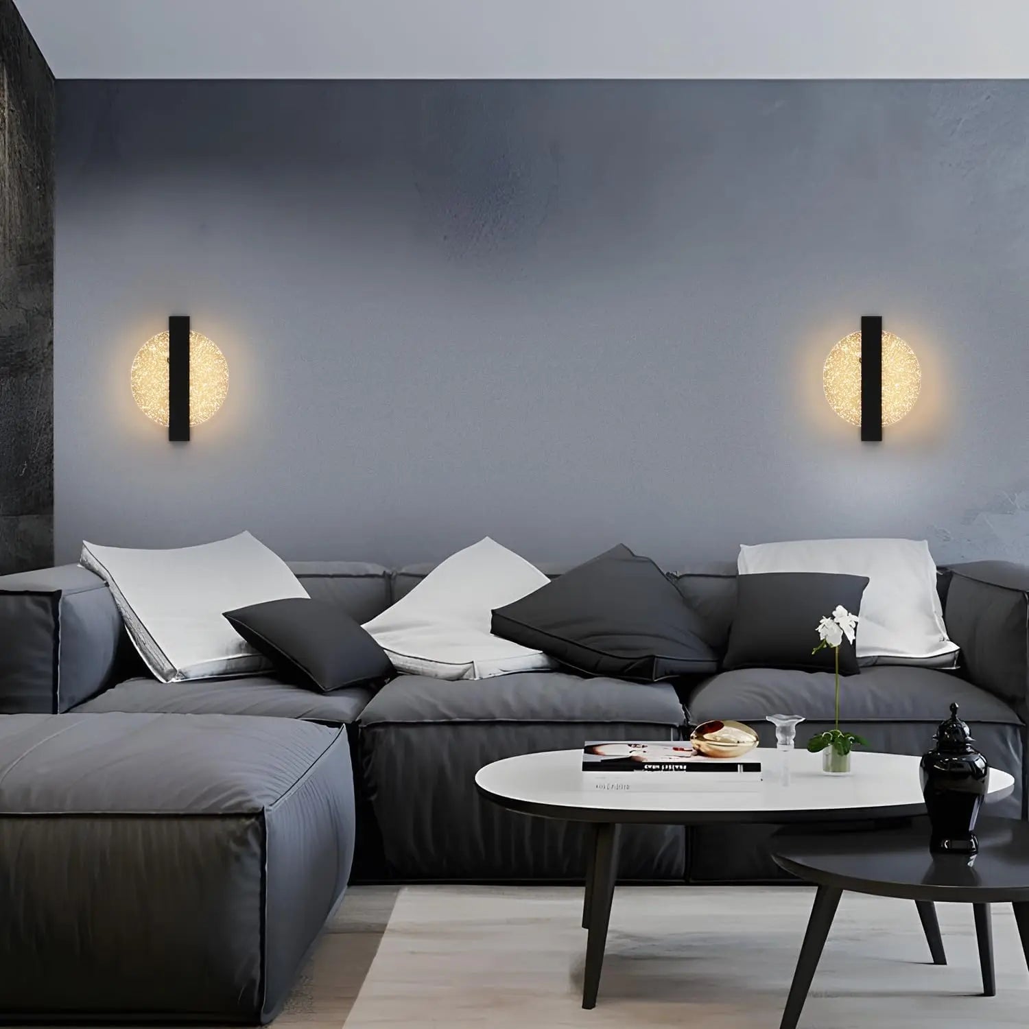 Luara - Runde LED-Wandleuchte 3500K