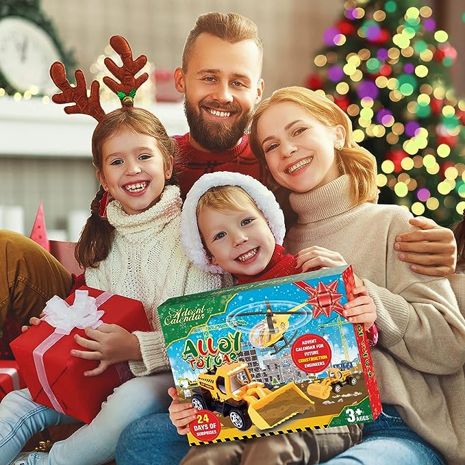 BuildFleet - Adventskalender mit Baufahrzeugen und 24 Legierungsteilen