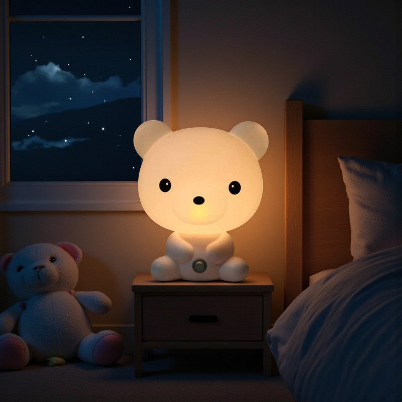 Teddybär-Nachtlicht für Kinder für sanftes Licht in Schlafzimmern