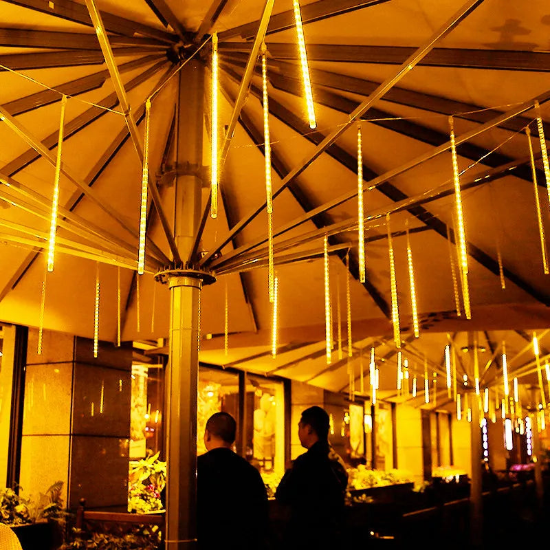 LUMIMETEOR - Solar-LED-Meteorduschenleuchte LUMIMETEOR IP65