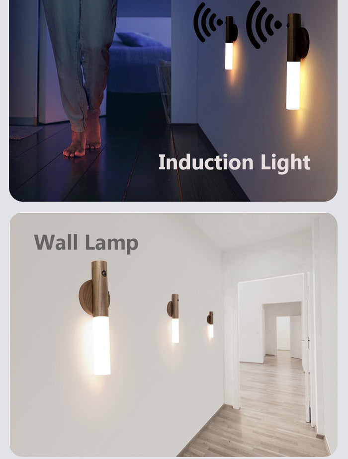 Magnetisches - LED-Nachtlicht mit Bewegungssensor