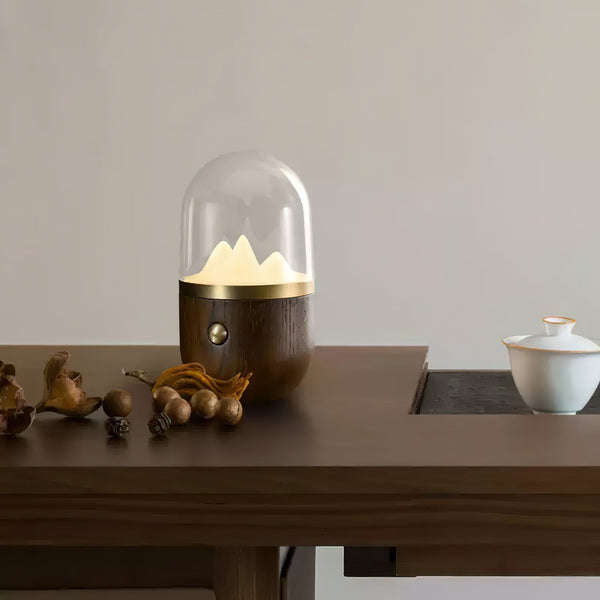 Mountain - Nachttischlampe Mountain Peak mit mattiertem