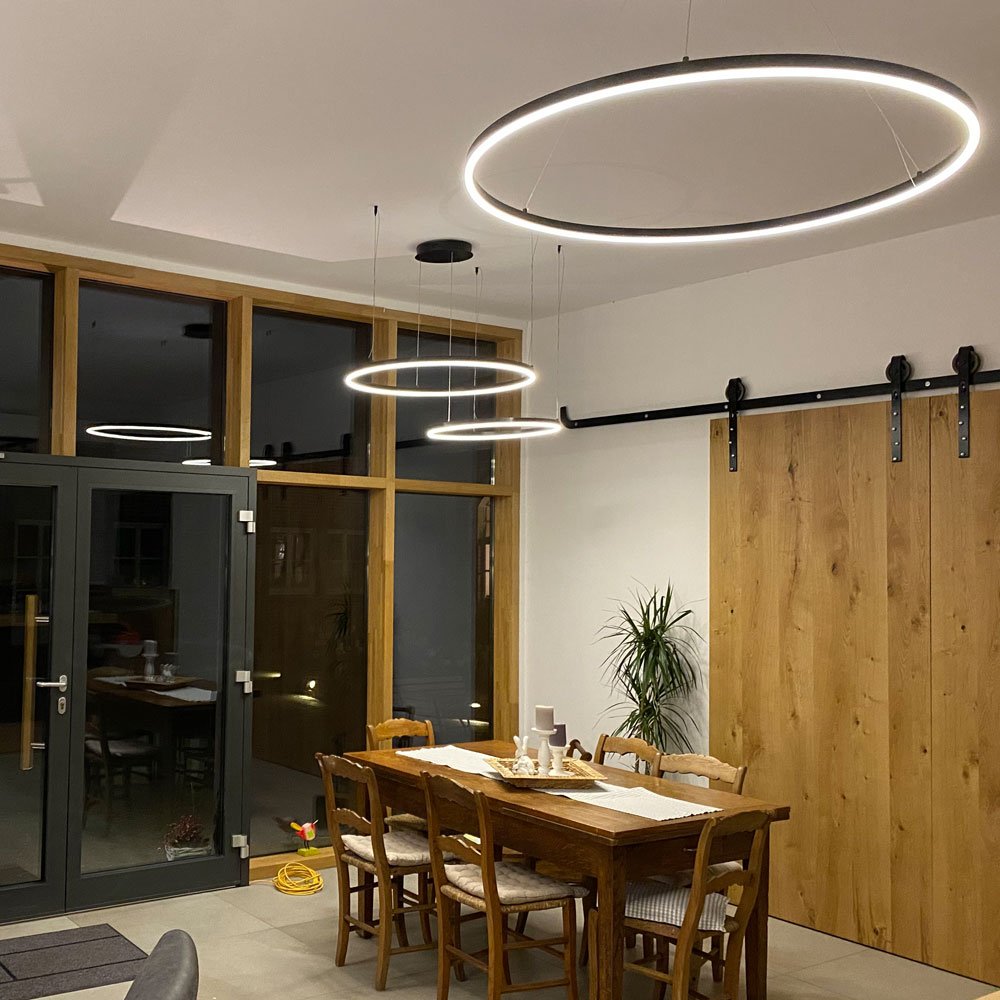 Skapetze - LED-Ring-Pendelleuchte 120 cm, dimmbar