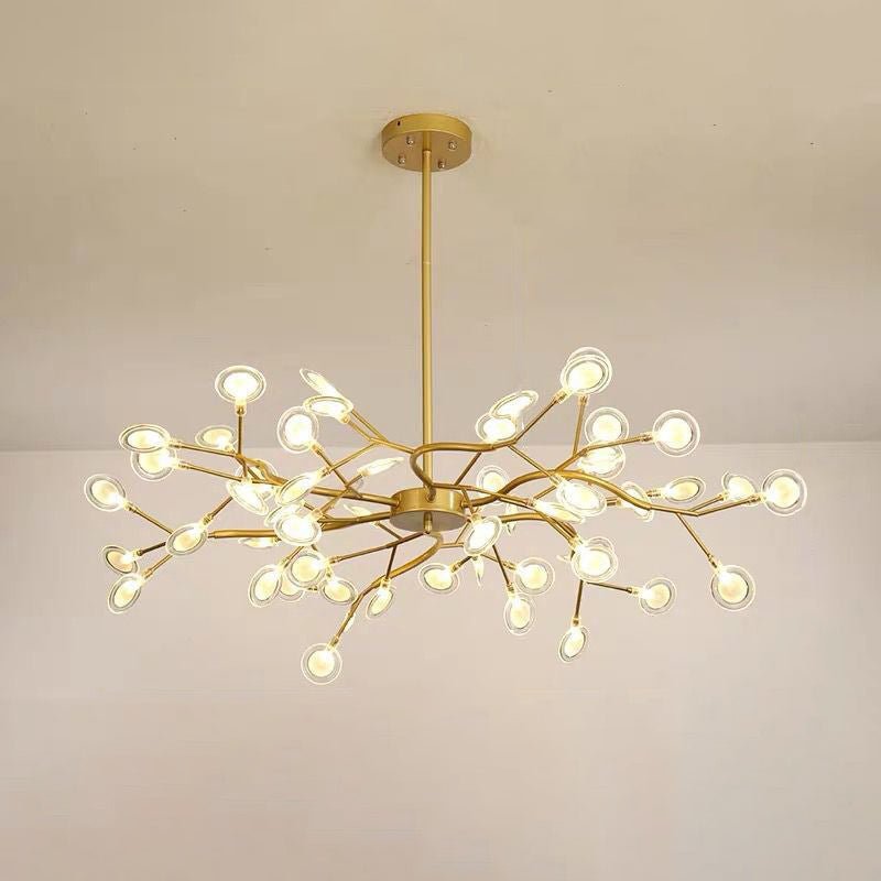 Verzweigter - LED Glühwürmchen Kronleuchter aus Acryl
