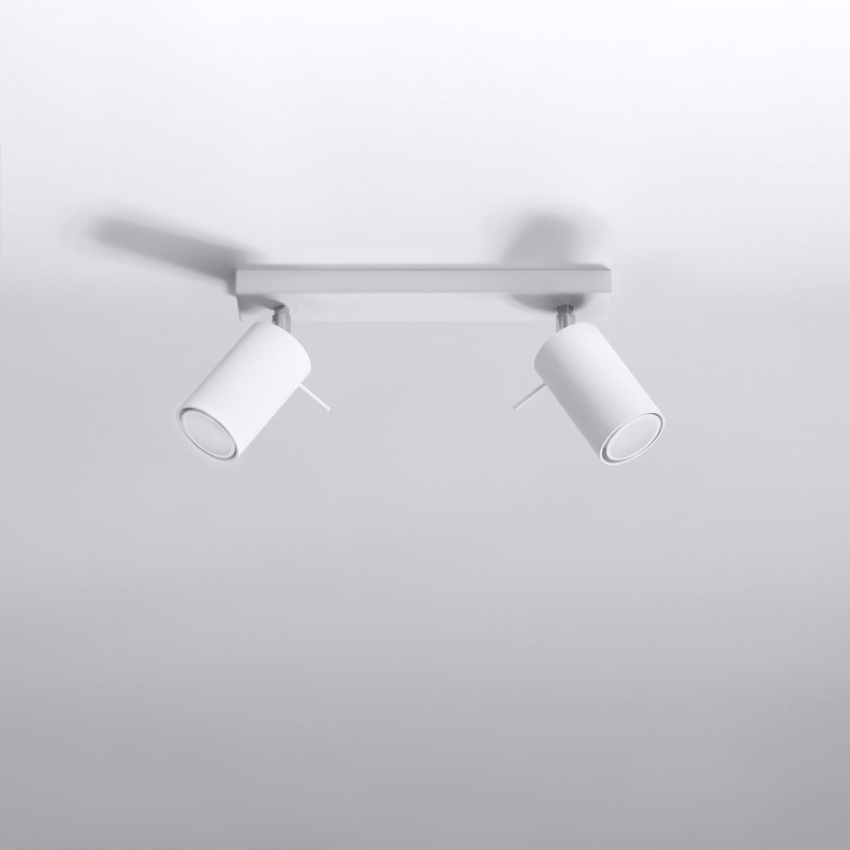 Ring - Deckenlampe Ring 2 Weiß aus Stahl 30 cm