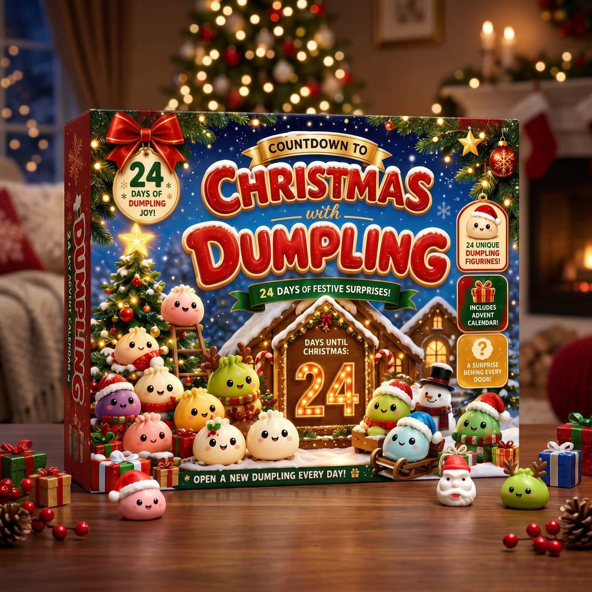 SquishNova - Adventskalender mit 24 Squishy-Spielzeugen