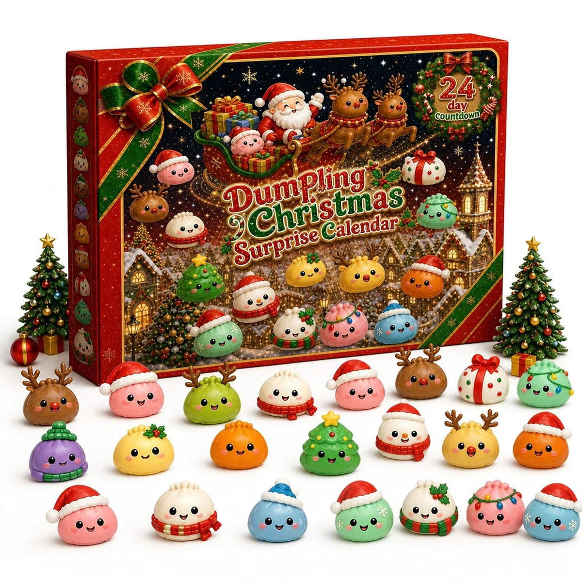 SquishNova - Adventskalender mit 24 Squishy-Spielzeugen