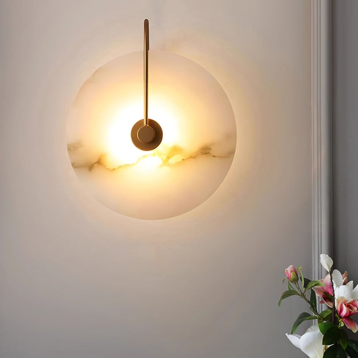 Beruhigende - LED-Wandleuchte in Alabaster-Optik