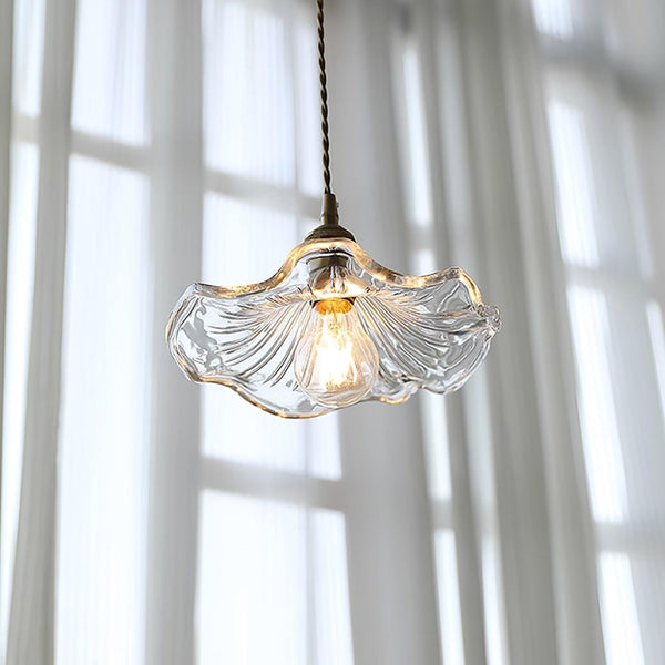 Bloem - Glaspendelleuchte im Retro-Stil