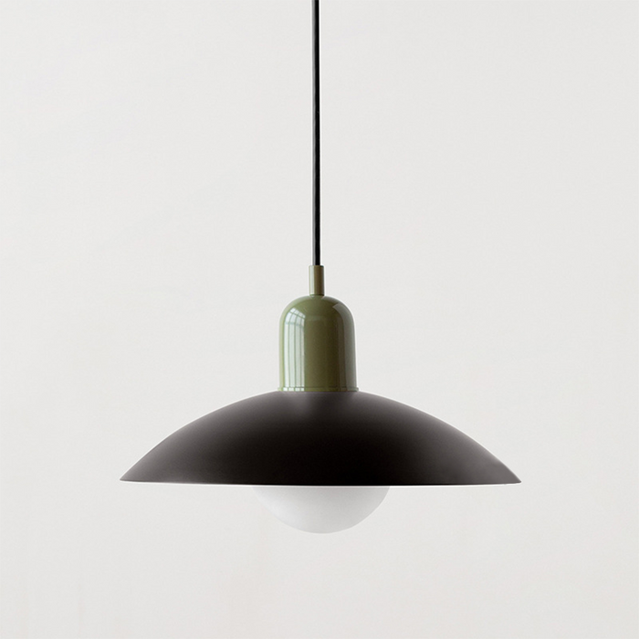 Macaron - Bauhaus Pendelleuchte, Metall & Glas