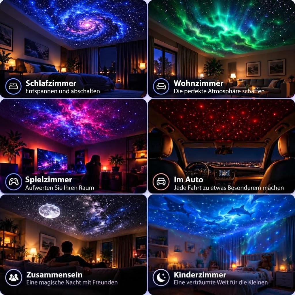 StarryLume - Sternenhimmel-Projektor mit austauschbaren Discs