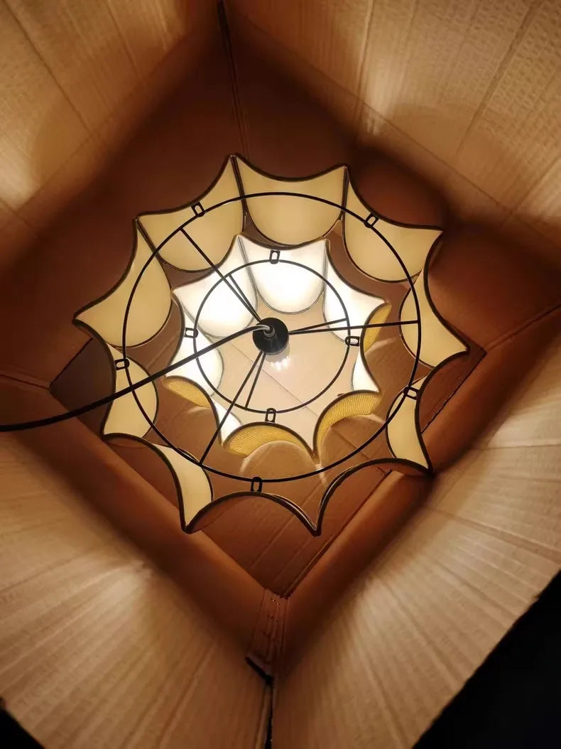 Stella - Wabi-Sabi Boho-Hängeleuchte aus Bambus