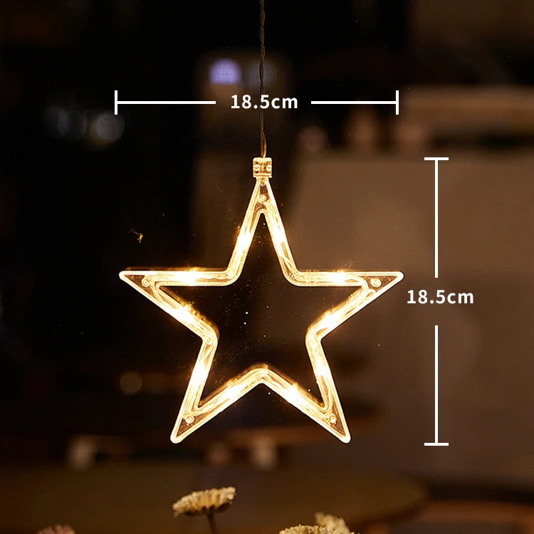 Twinkla - LED-Weihnachtsmann-Fensterleuchte mit Saugnapf