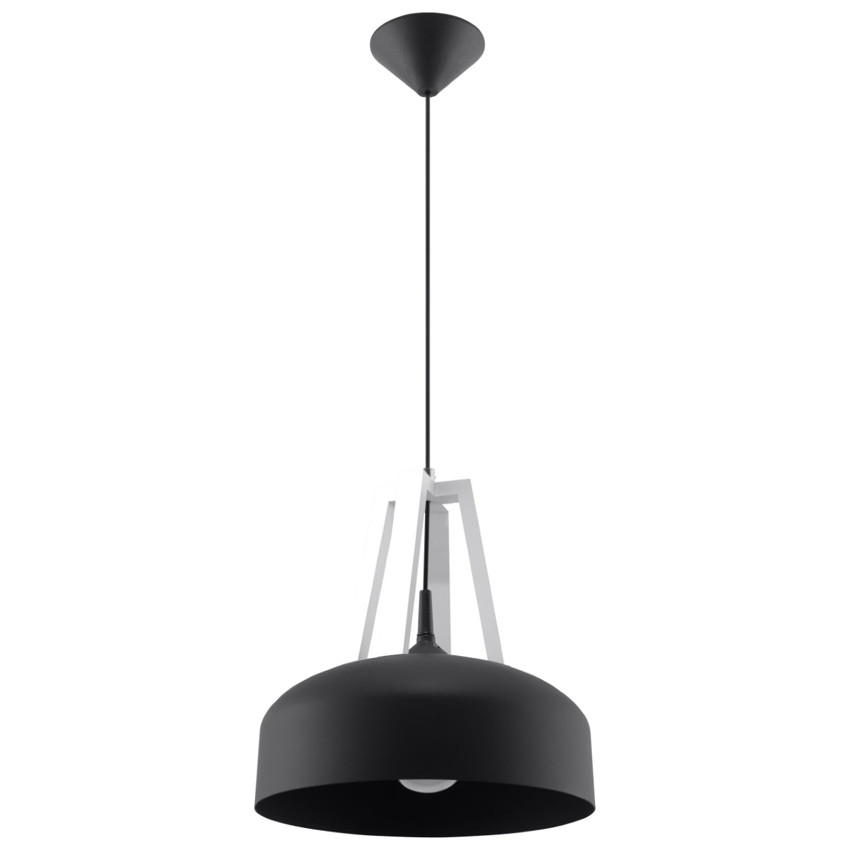 CASCO - Pendelleuchte, schwarz/weiß, 1-flammig, E27