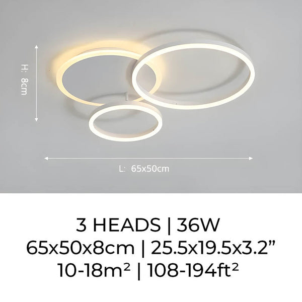 Zenita - LED-Deckenleuchte aus Aluminium